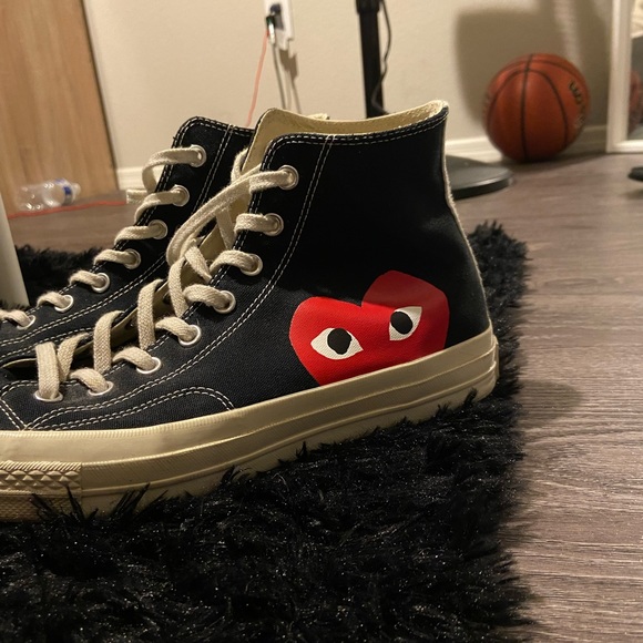 Comme des Garçons Play Chuck 70 in Black - Picture 7 of 7